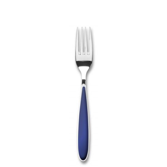 Fourchette de table en inox 20 cm Bleu Marine (12p.)