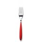 Fourchette de table en inox 20 cm Rouge (12p.)