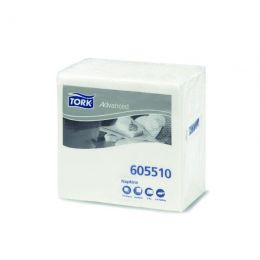 Serviettes blanches 30X30 cm ouate de cellulose 17g/m² (48x100p.)