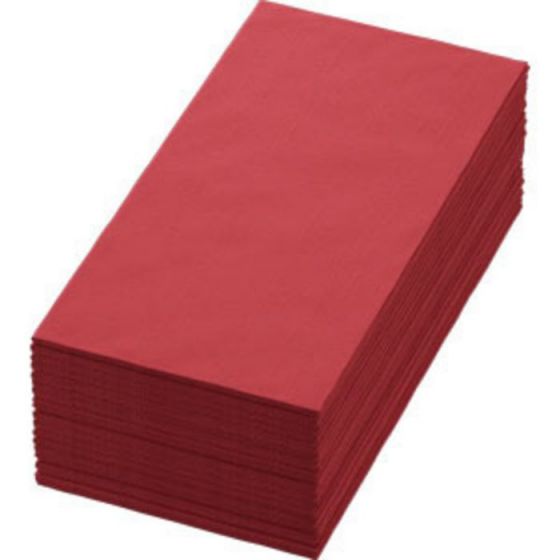 Serviettes bordeaux 40x40 cm non tissé 55g/m² (12x60p.)