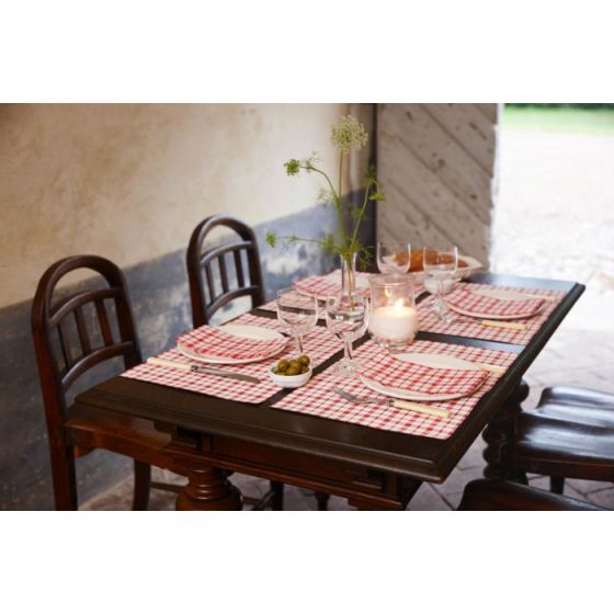 Sets de table 30x40cm rouge brasserie 60g/m² (4x250p.) - v2