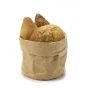 Corbeille à pain ronde en papier kraft Ø 11 cm (12p.)
