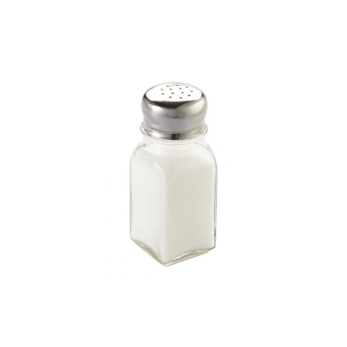 Ménagère sel/poivre verre et inox rond 13 cm 3,5 cl  Sel, Poivre et  Ménagères par ProInox Cuisto Dépôt