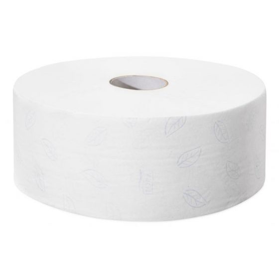 Bobine papier hygiénique blanc ouate de cellulose 8,50x38 cm Tork (x6p.)