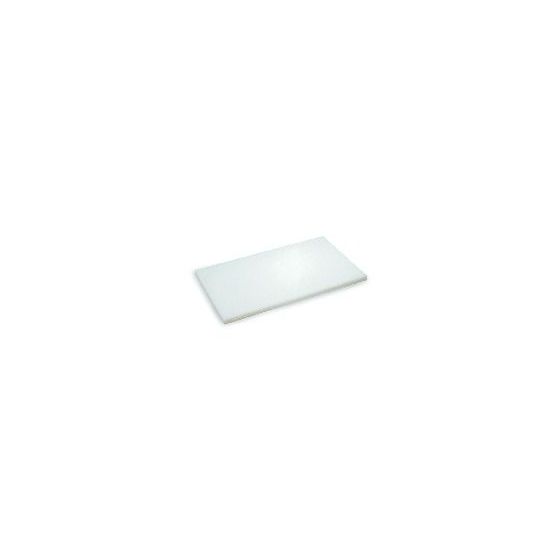 Planche à découper blanc polyéthylène haute densité 30x40 cm Sans rigole Non rév