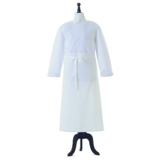 Tablier chef blanc taille unique