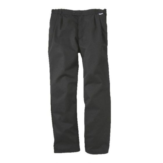 Pantalon de cuisine homme noir taille 44