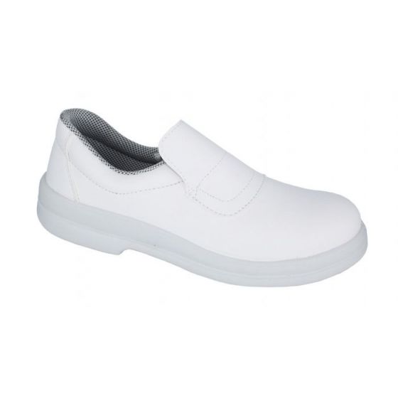 Chaussure mocassin de securite mixte blanc pointure 42