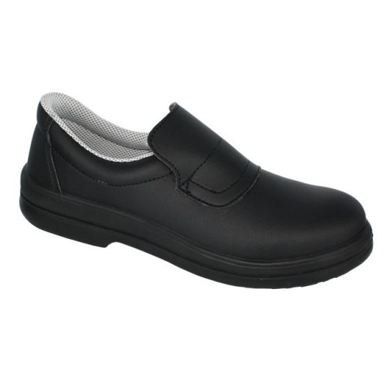 Chaussure mocassin de securite mixte noir pointure 38