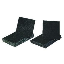 Toiles émeri noires grain 1/80 18x28 cm (25 pièces)