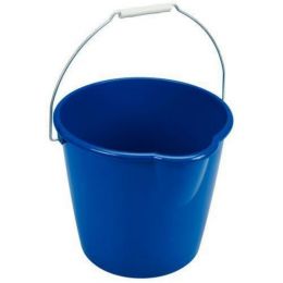 Seau rond bleu 12 l