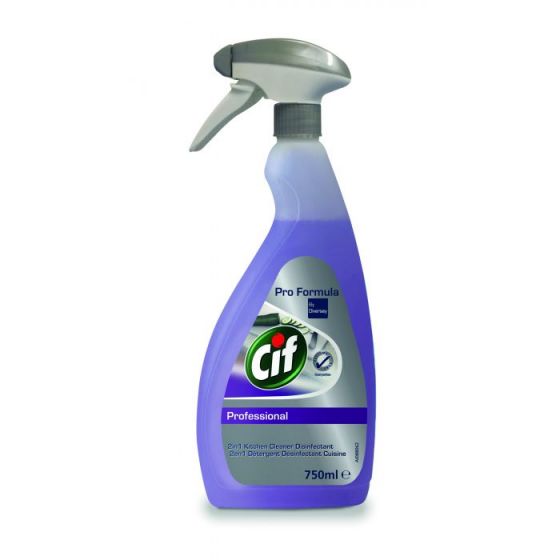 Nettoyant dégraissant désinfectant 750 ml Cif