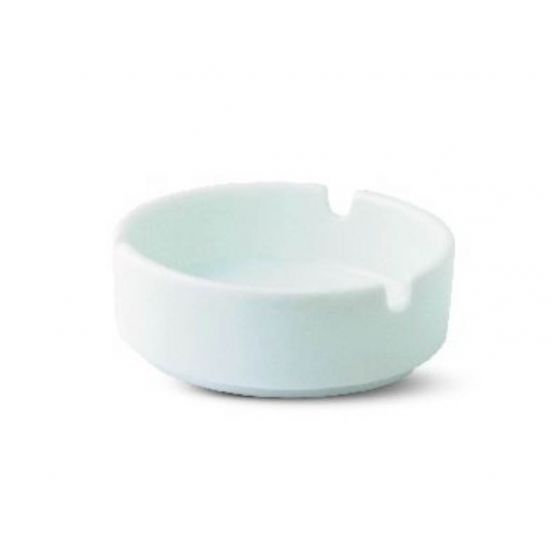 Cendrier rond blanc Ø 8,50 cm - Lot de 24