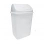 Poubelle à couvercle basculant blanche 18 L