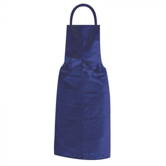 Tablier valet avec bavette bleu taille unique