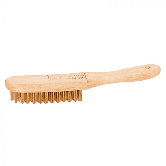 Brosse métallique 29 cm en bois