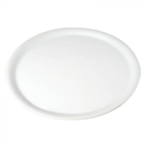 Assiette à pizza rond blanc porcelaine Ø 31,5 cm (6p.)