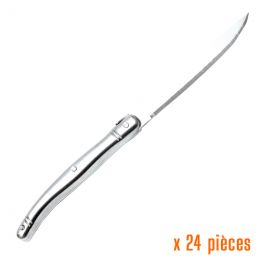 Couteaux à steak Laguïole en inox 23 cm (24p.)