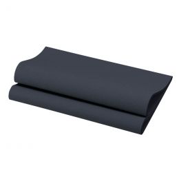 Serviettes noires 40x40 cm non tissé 55g/m² (12x60p.) - v2