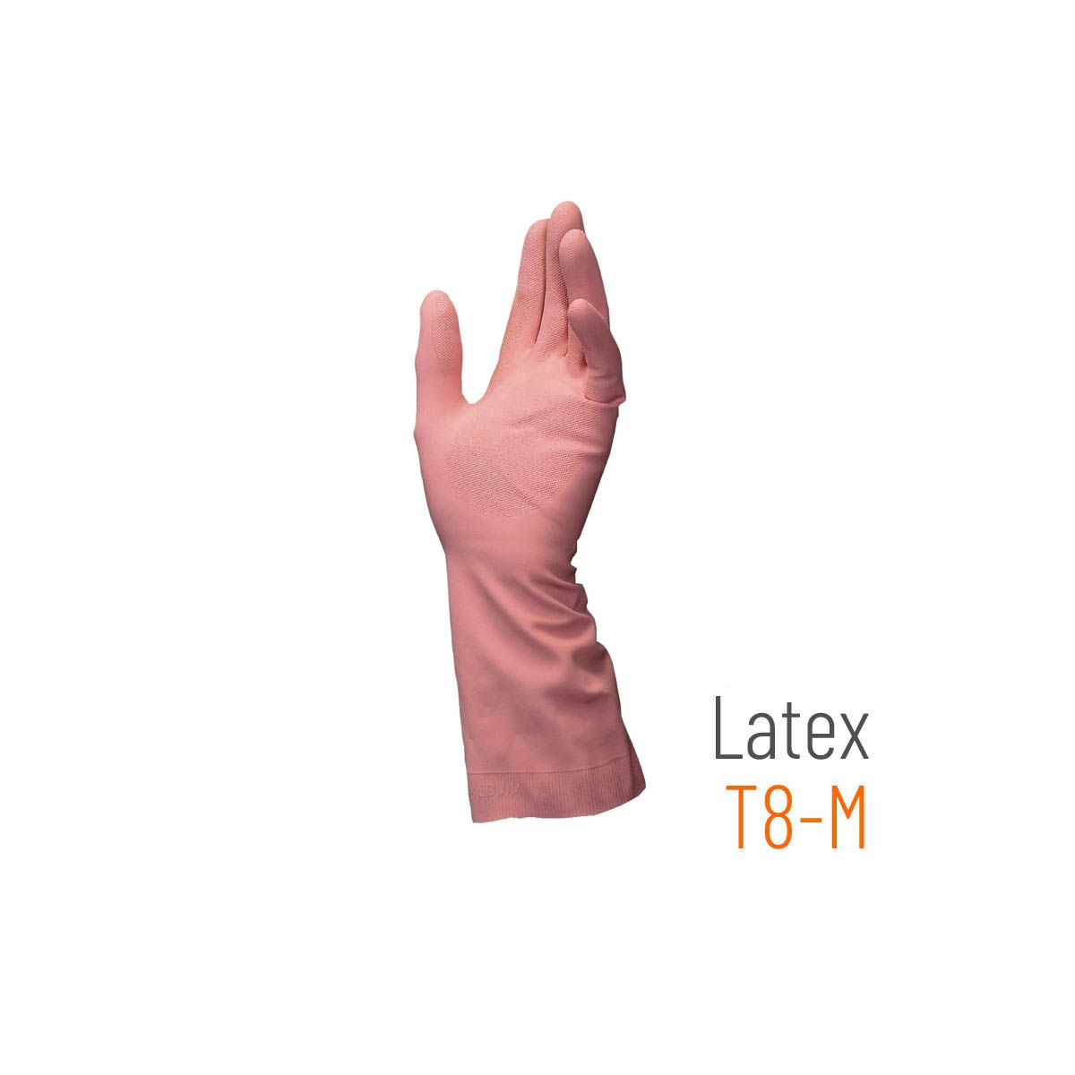 Gants de ménage en latex (paire) Taille M