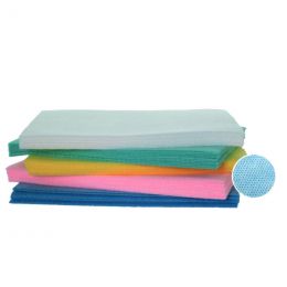Lavettes non tissées bleues 36x51 cm (x25p.)