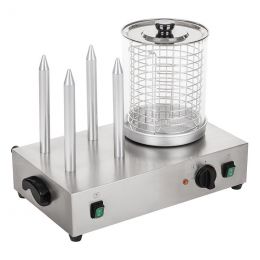 Appareil à hot-dog électrique 4plots
