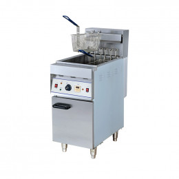 Friteuse électrique sur coffre, 30L, Pro Inox