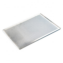 Plaque de cuisson pour baguette cm 60x80 aluminium perforé sur