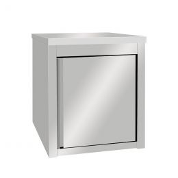 Meuble bas inox central à porte battante 800 x 600 x 850 mm