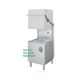 Lave vaisselle à capot 500x500mm avec doseur de produit de rinçage