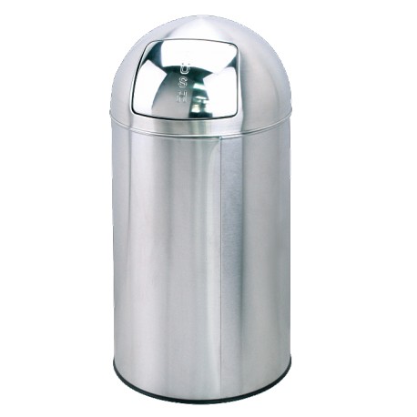 Poubelle inox, 35L, Saro 