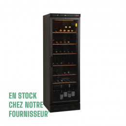 Armoire cave à vin 380L 1 zone - 90 bouteilles porte vitrée