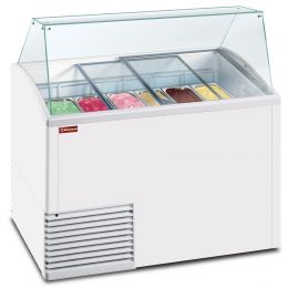Comptoir présentoir pour crème glacée, 10+12 bacs (5 Lt.)