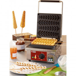 Gaufrier électriqueépi sur bâtonnet4 pcs.avec minuterie - v2