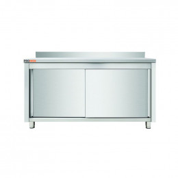 Meuble bas inox adossé L1200XP600XH850MM