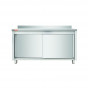Meuble bas inox adossé L1400XP600XH850MM