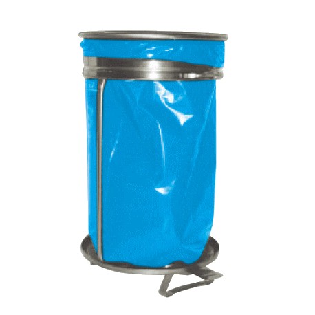 Porte sac poubelle, 110L, Pro Inox