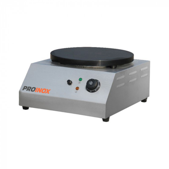 Crêpière électrique, 14 douzaines de crêpes/h, Pro Inox
