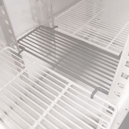 Arrière de bar 2 portes pleines, 375 Lt., inox - v2