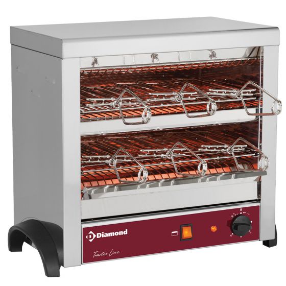 Toaster double 6 pinces 2,7kW
