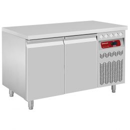 Table réfrigérée centrale ventilée, 2 portes, GN1/1, 260 Lit., tropicalisée