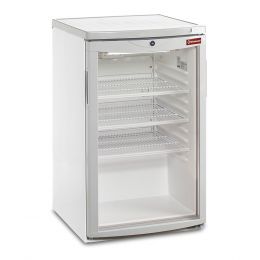Mini armoire réfrigérée positive, 110 Lt., porte vitrée