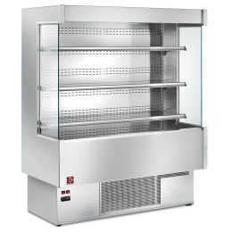 Meuble mural réfrigéré ventilé, 1800 mm, tout inox