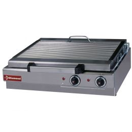 Grill à eau électrique double de table, triphasé, Snack