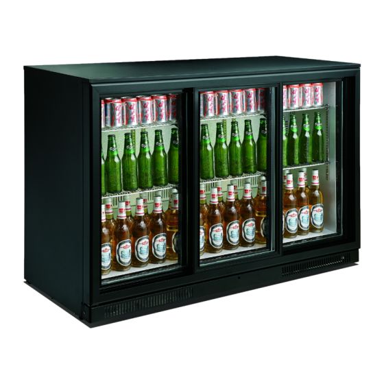 Arrière bar compact 3 portes coulissantes H.900mm