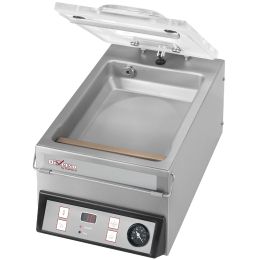 Machine sous vide, couvercle bombé, cuve acier inox- 4 m3/h