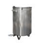 Poubelle inox, 50L, Pro Inox