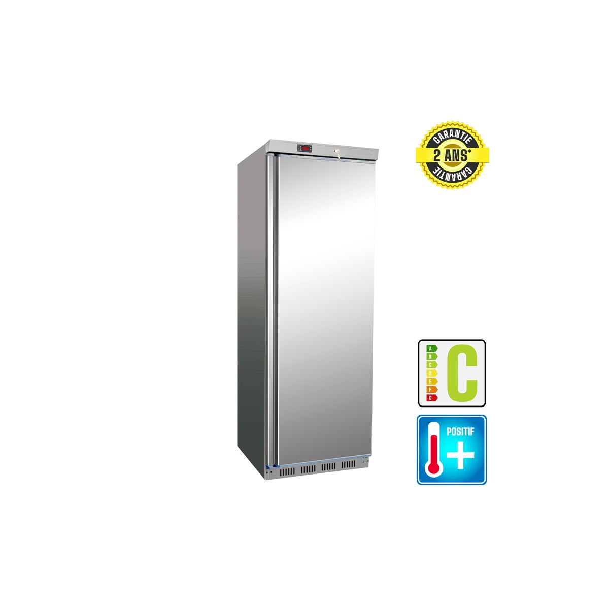 Armoire réfrigérée positive inox 400L Snack