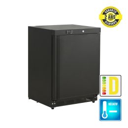 Armoire de congélation snack noire 200L