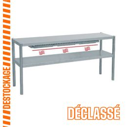 Rampe chauffante 2 niveaux - 1000 x 350 x 700 mm